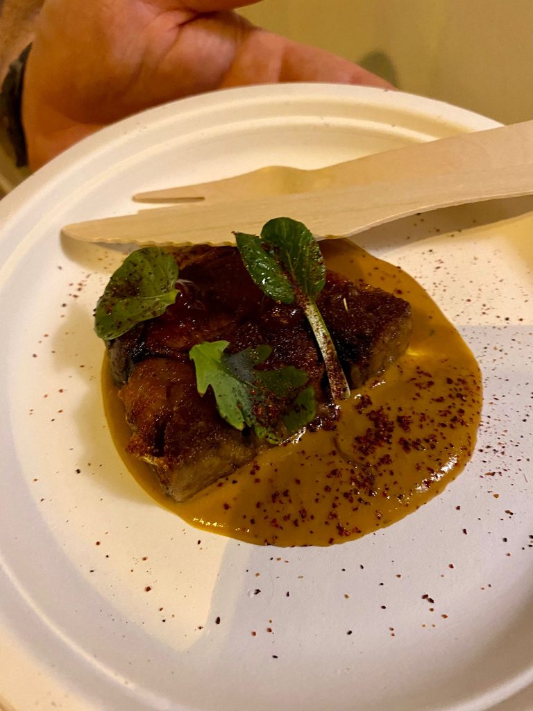 Bollito croccante scapece di cozze e karkade Recensioni
